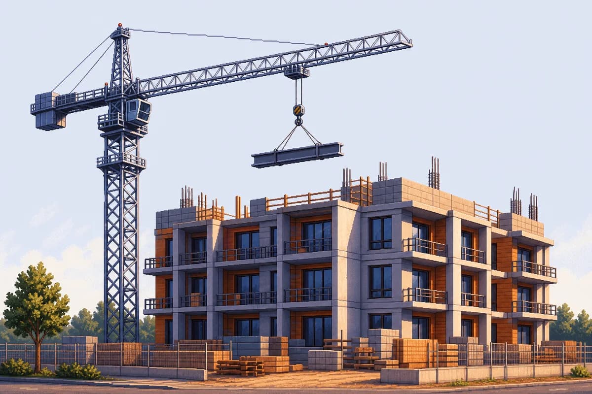 Moderner Wohnungsneubau